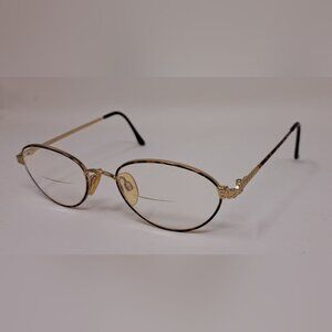 Yves Saint Laurent Women's Glasses Gold Metal Havana Frames 4084 Y119 52-19-130